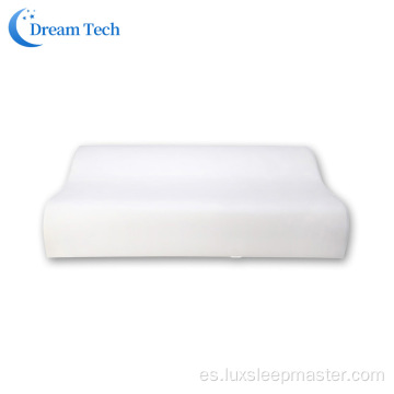 Almohada de contorno de espuma viscoelástica con soporte para el cuello